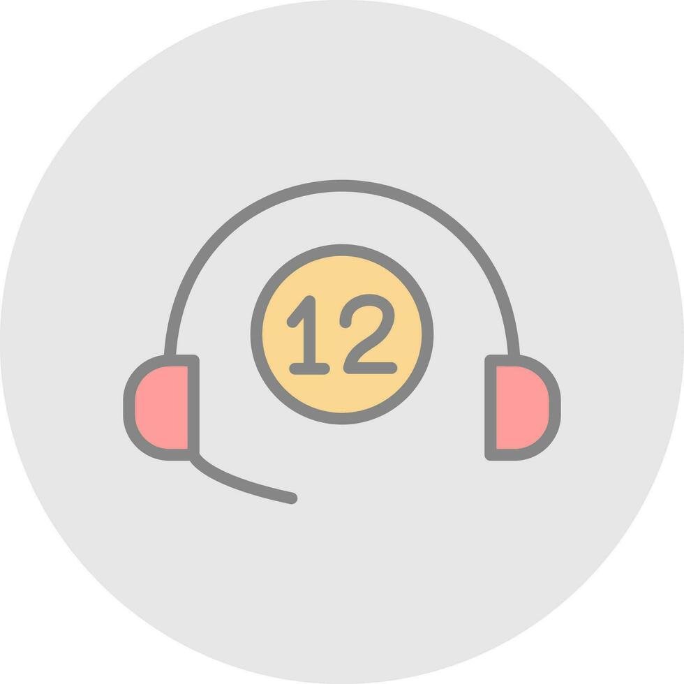 Helpline Vector Icon Design