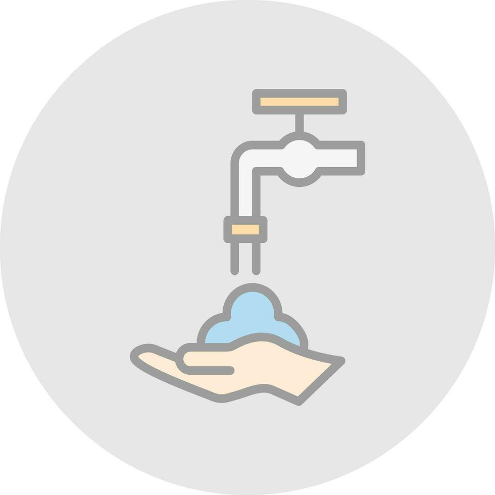 Hand wash Vector Icon Design