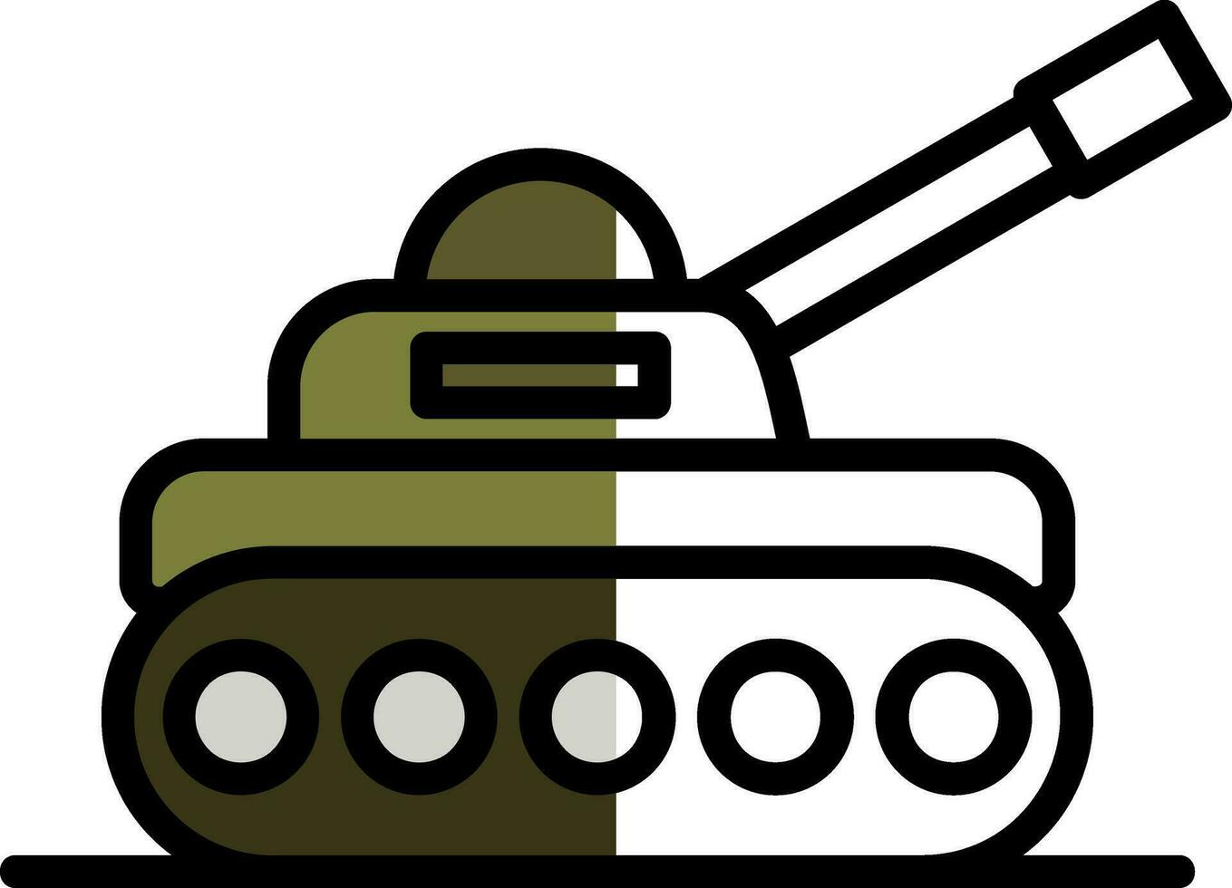 Tank Vector Icon Design