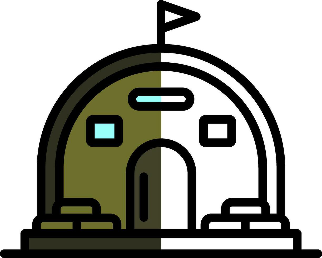 Bunker Vector Icon Design