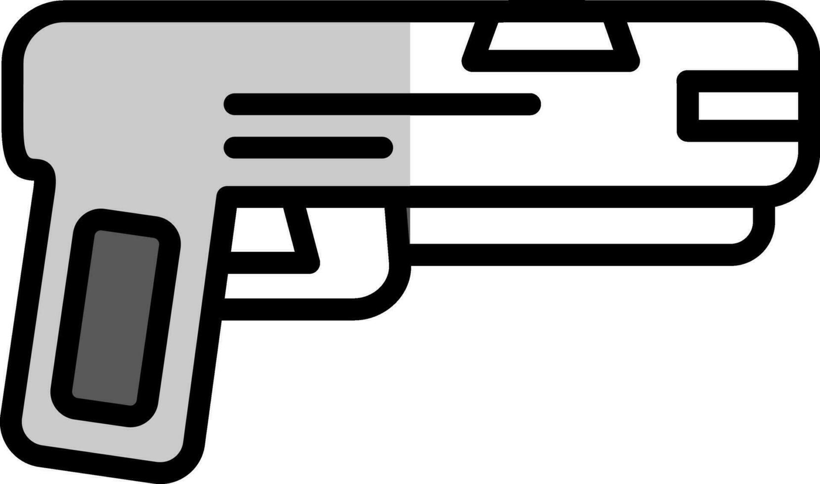 diseño de icono de vector de pistola