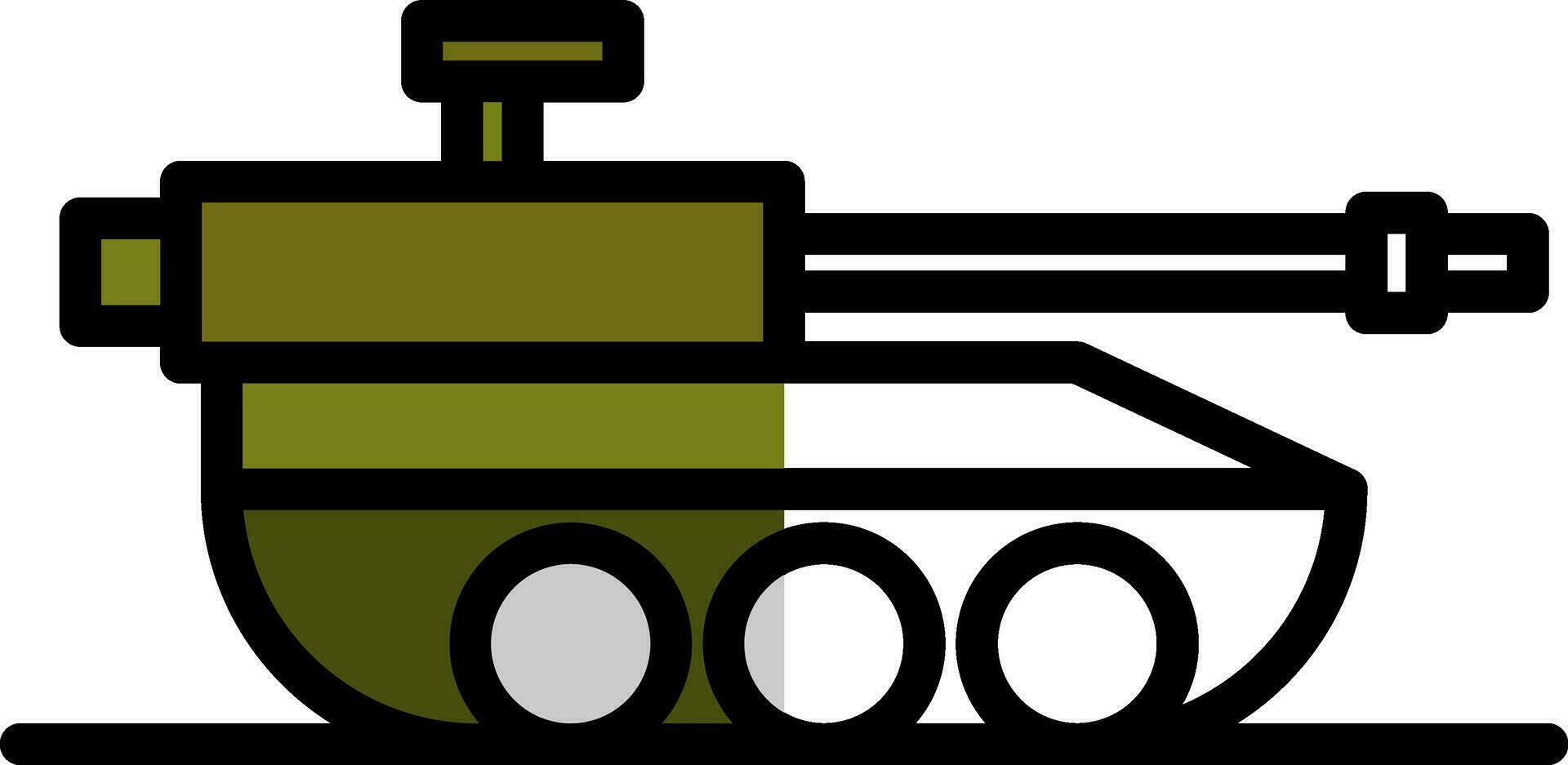 Tank Vector Icon Design