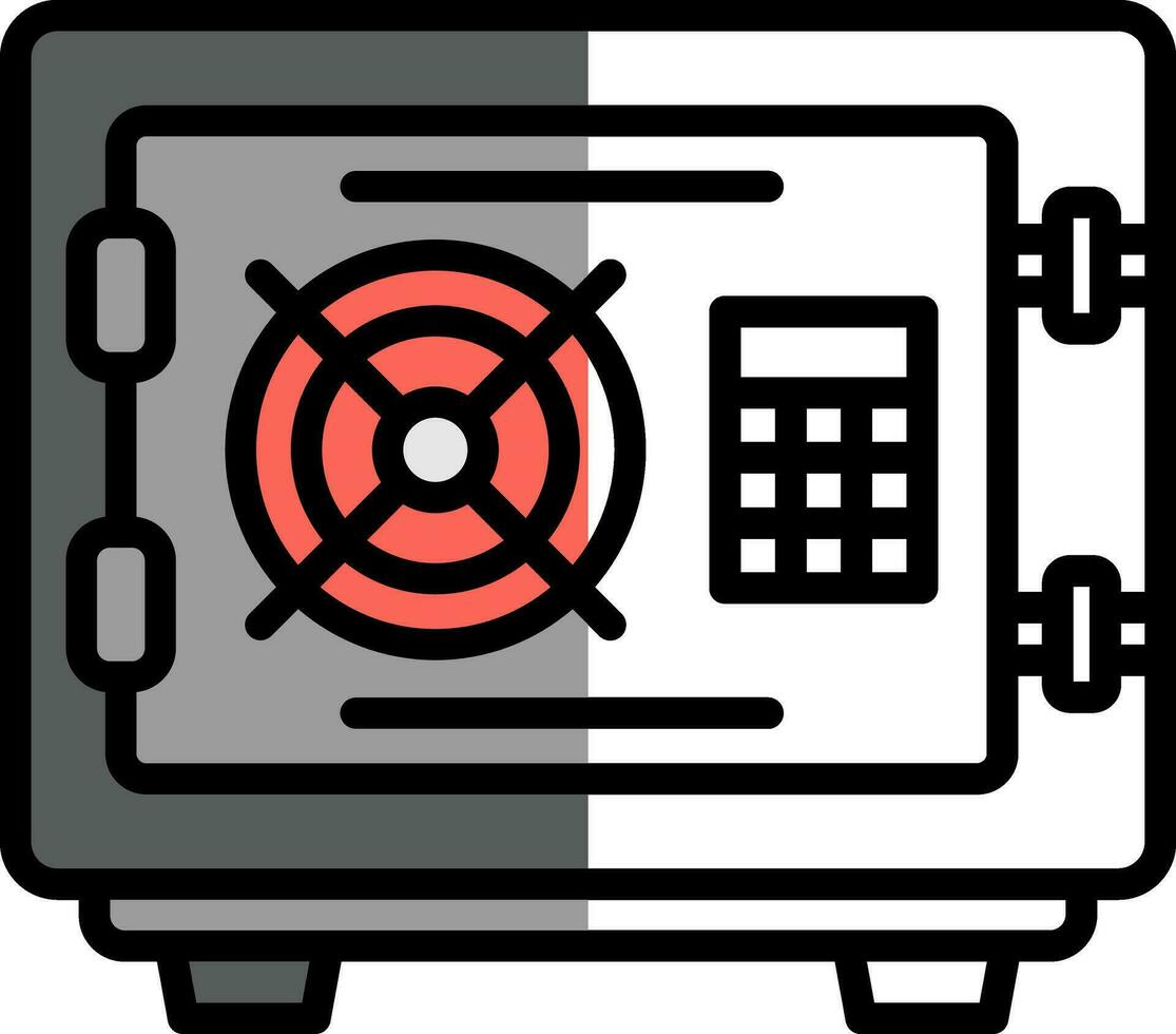 Safe box Vector Icon Design
