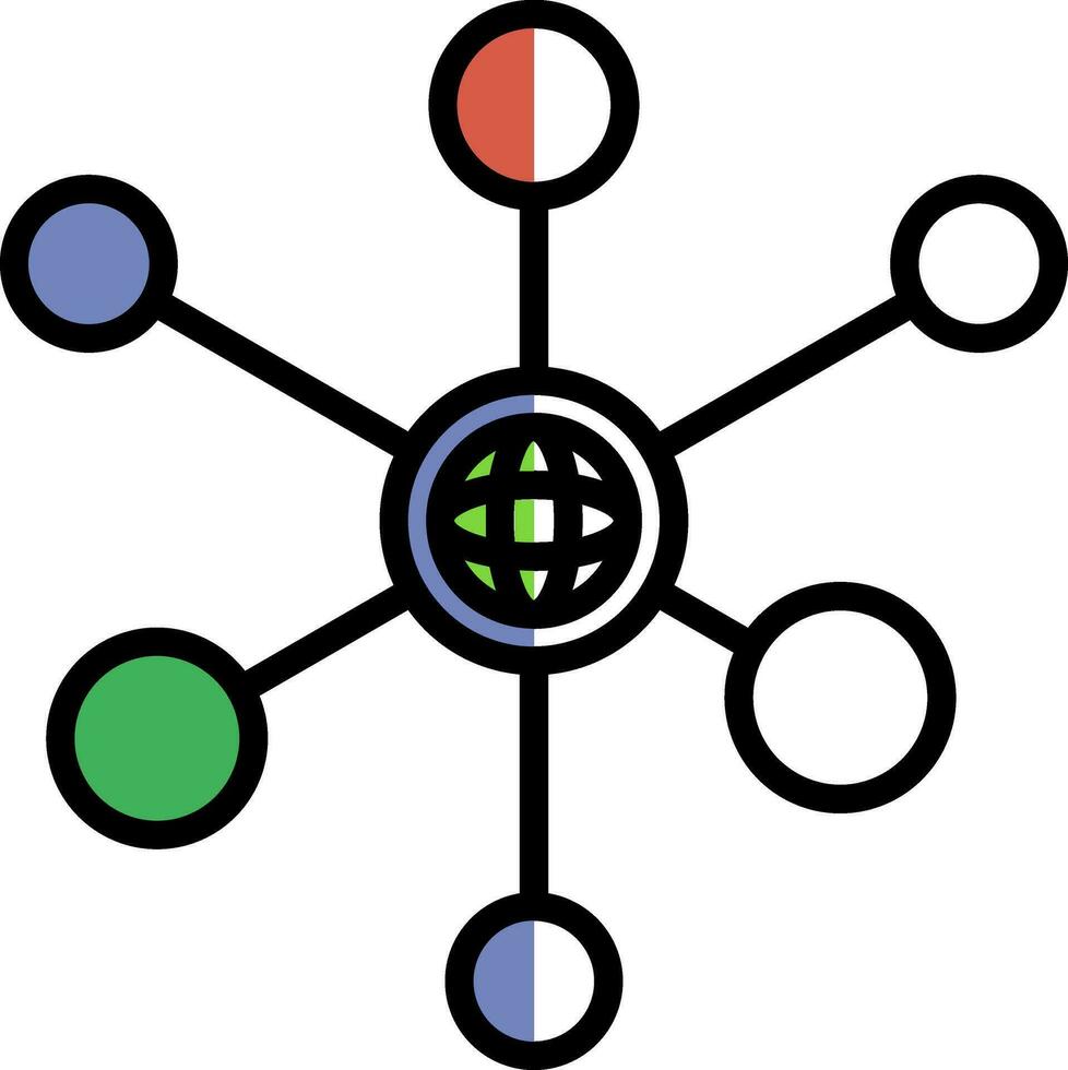 Network Vector Icon Design