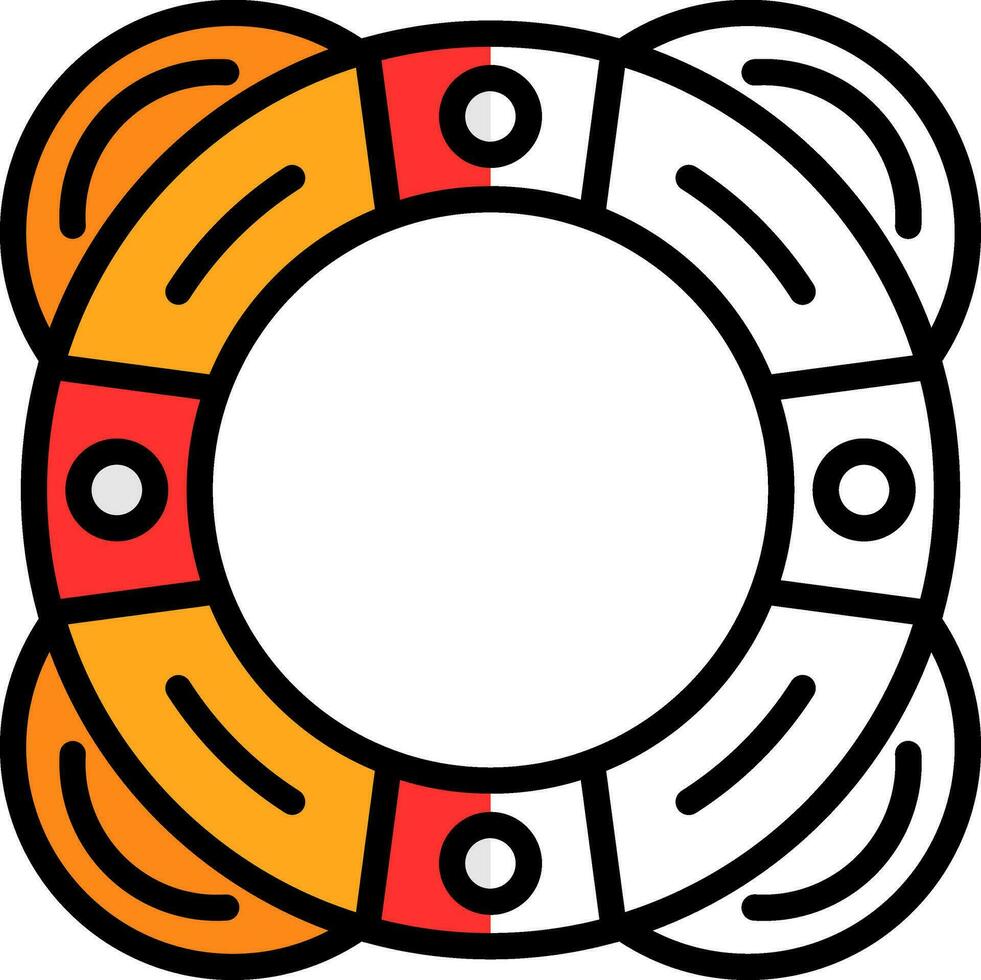 Lifesaver Vector Icon Design