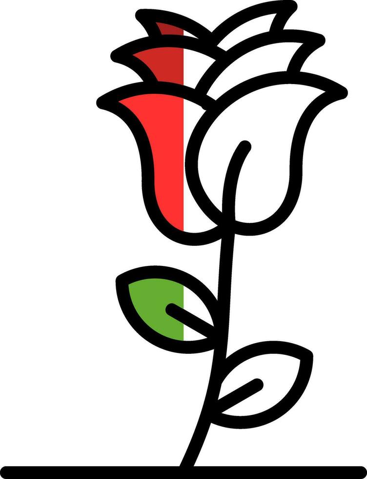 Rose Vector Icon Design