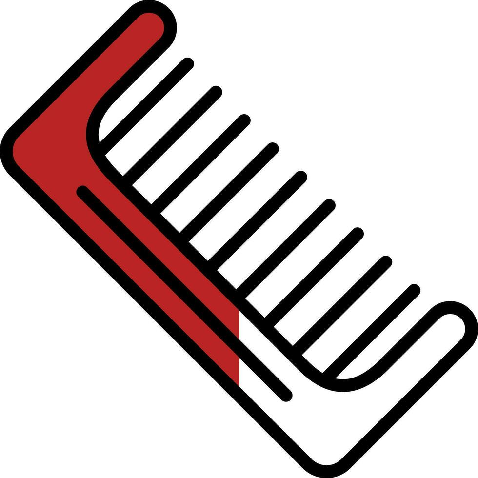 Comb Vector Icon Design