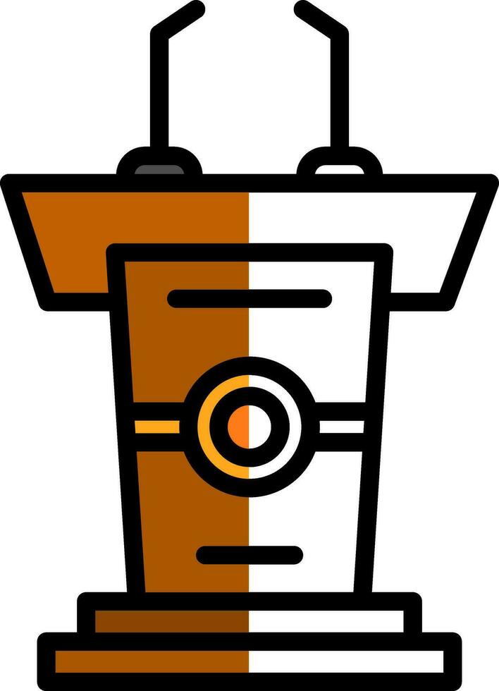 Podium Vector Icon Design