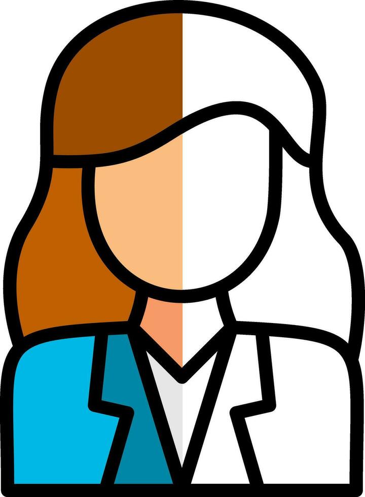 Businesswoman Vector Icon Design