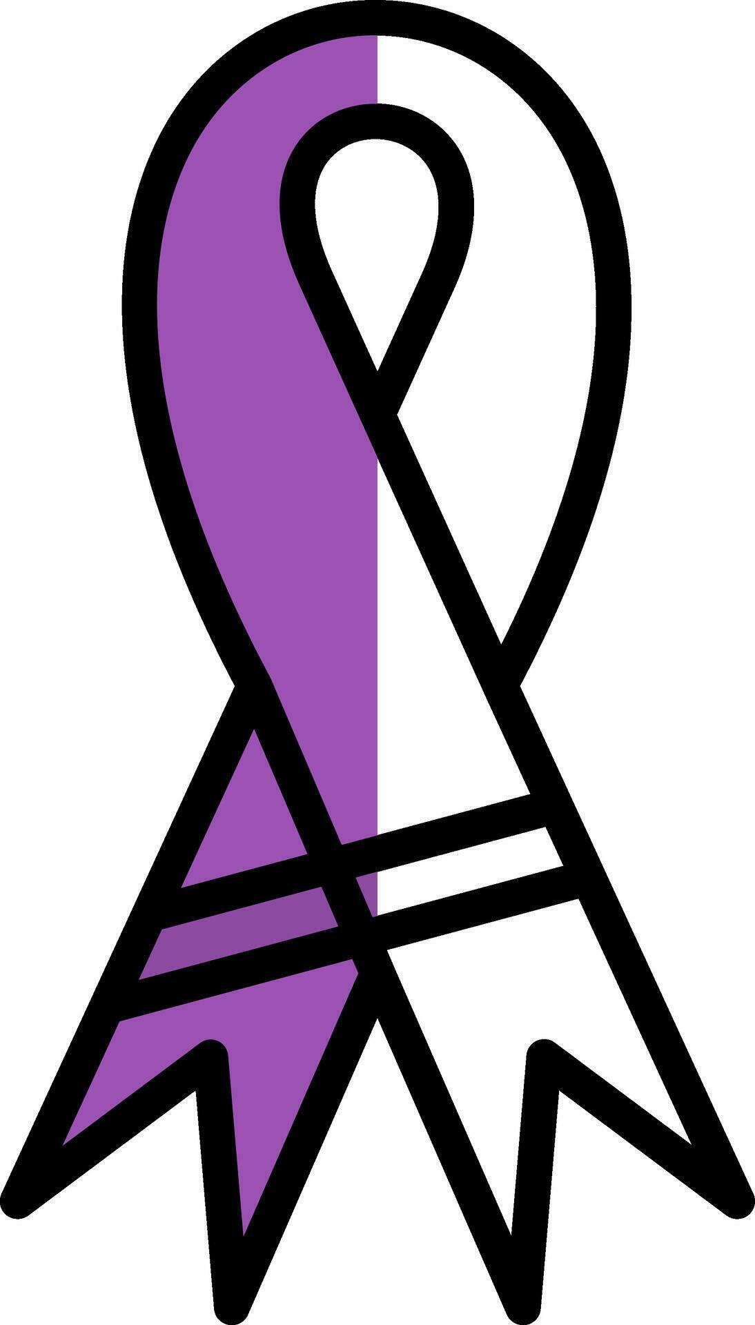 Purple ribbon Vector Icon Design 26001936 Vector Art at Vecteezy