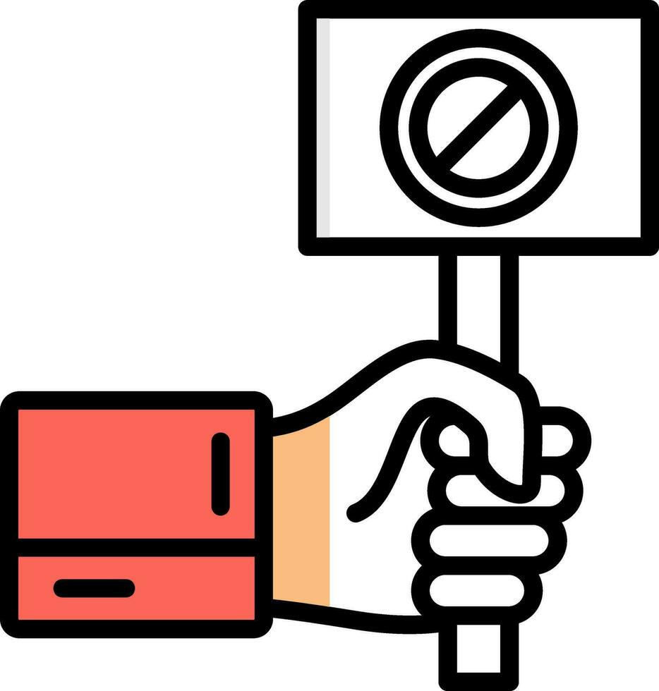 Protest Vector Icon Design