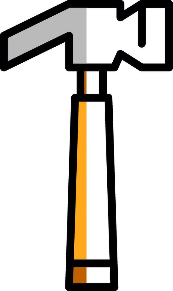 Hammer Vector Icon Design