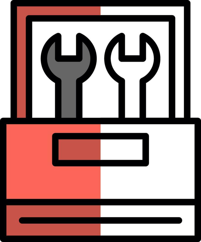 Tool Box Vector Icon Design