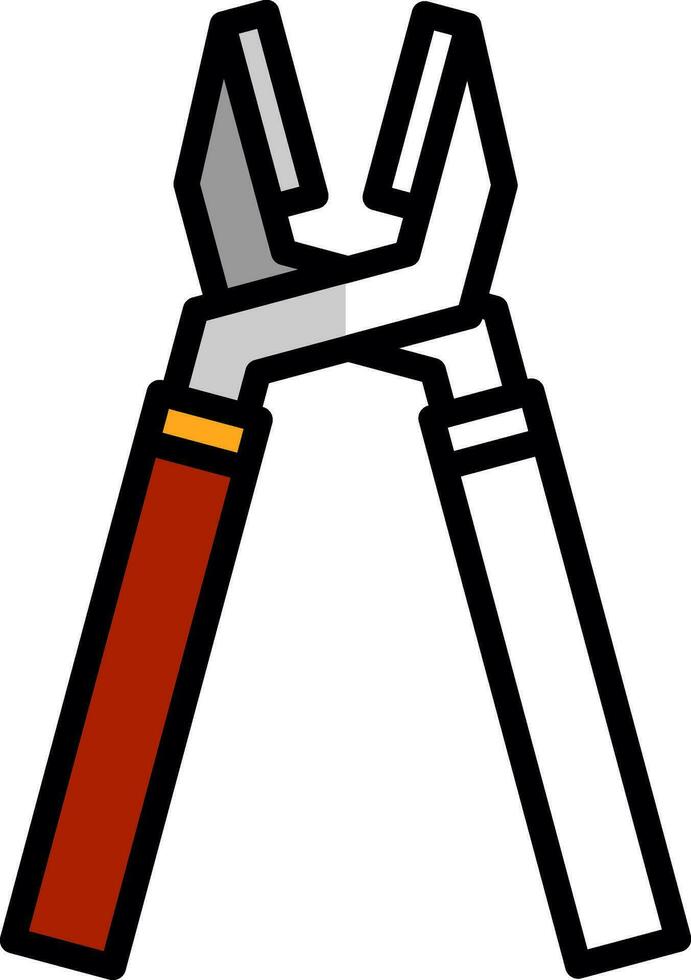 Pliers Vector Icon Design