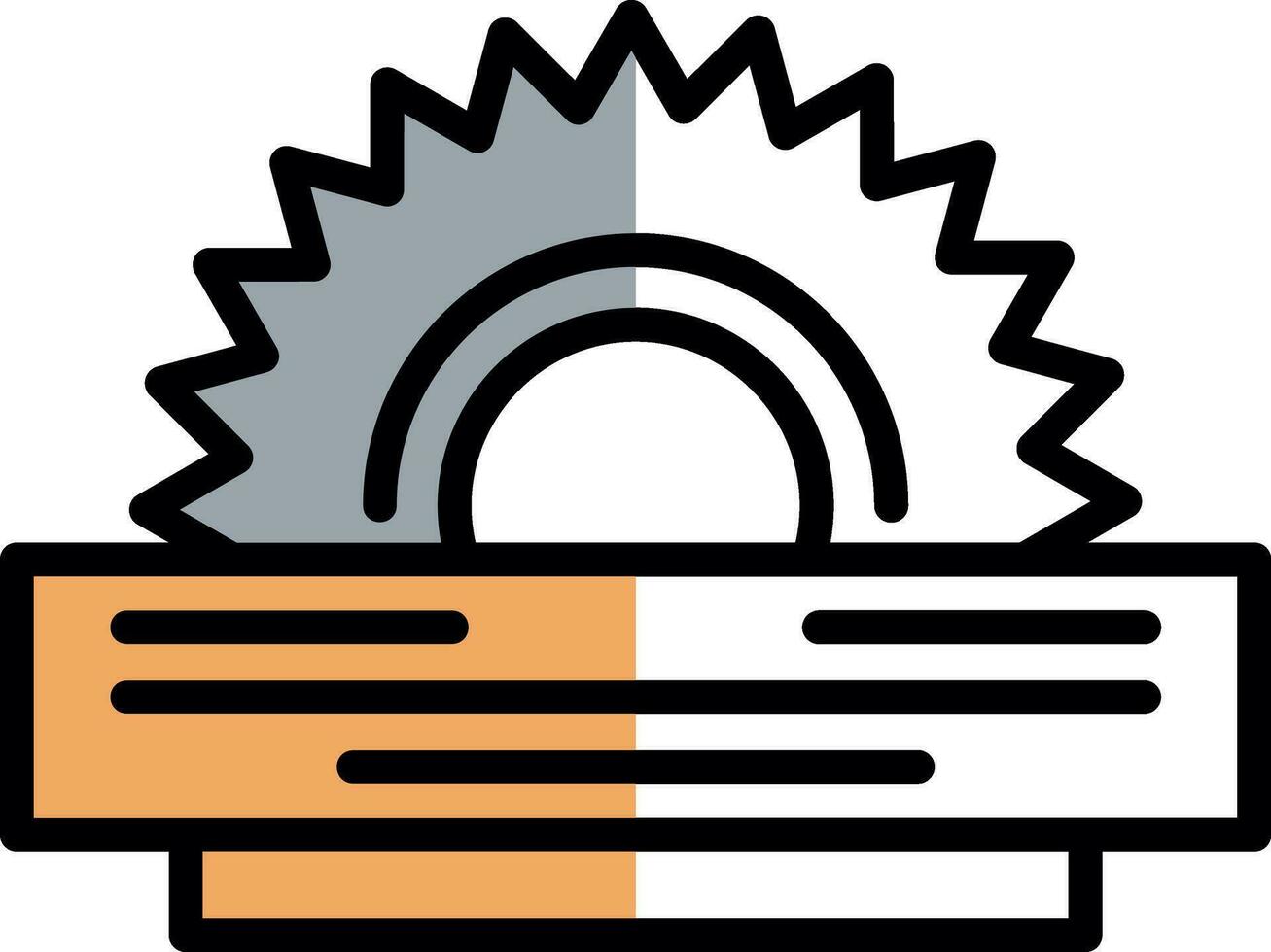 Saw Vector Icon Design
