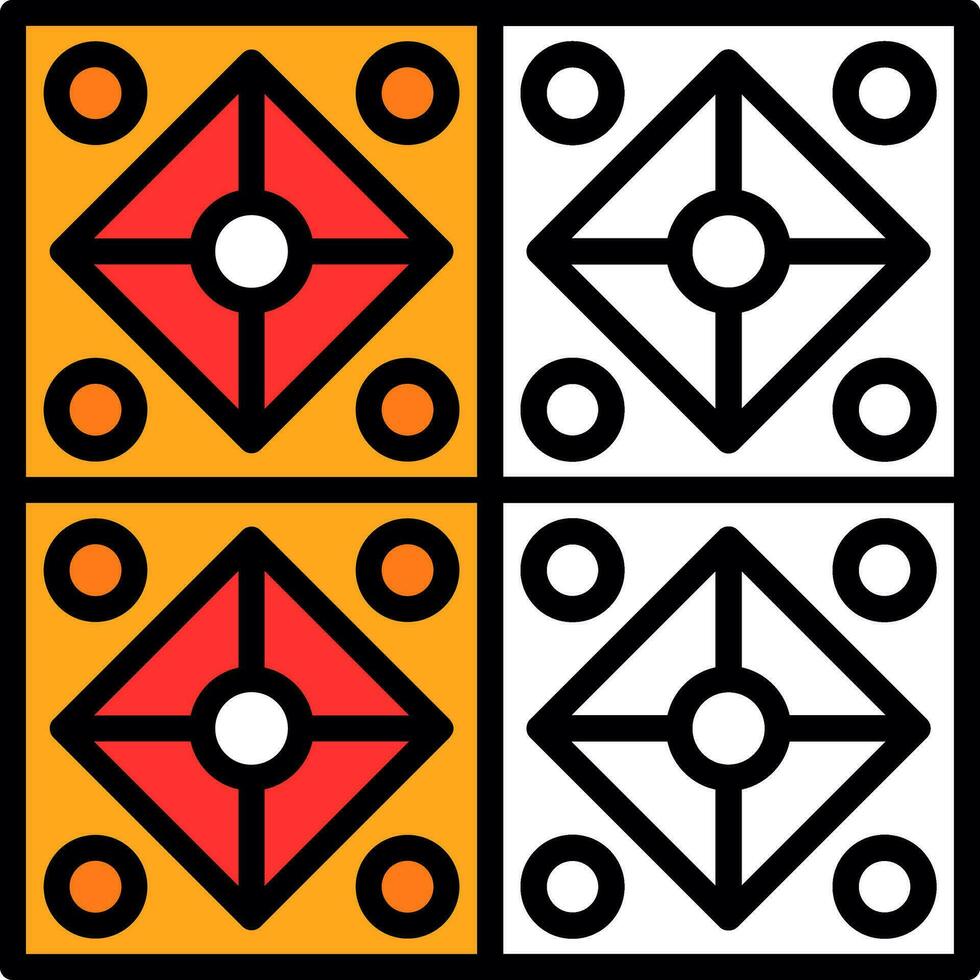 diseño de icono de vector de azulejos