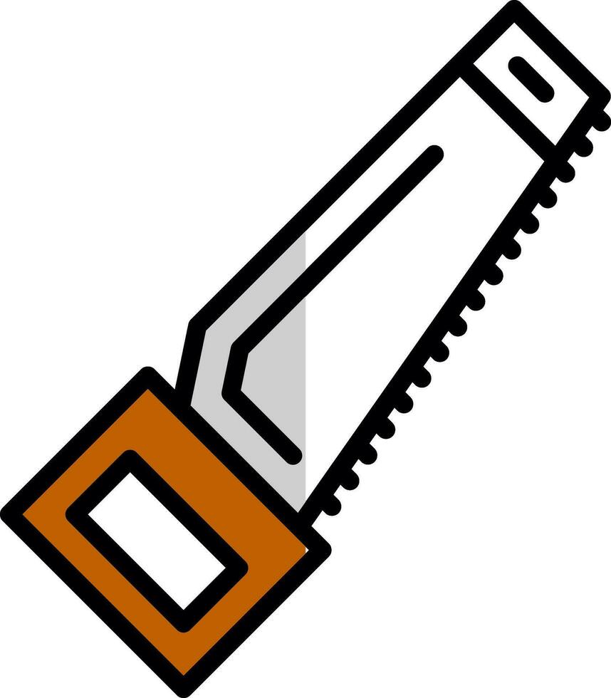 Hand Saw Vector Icon Design