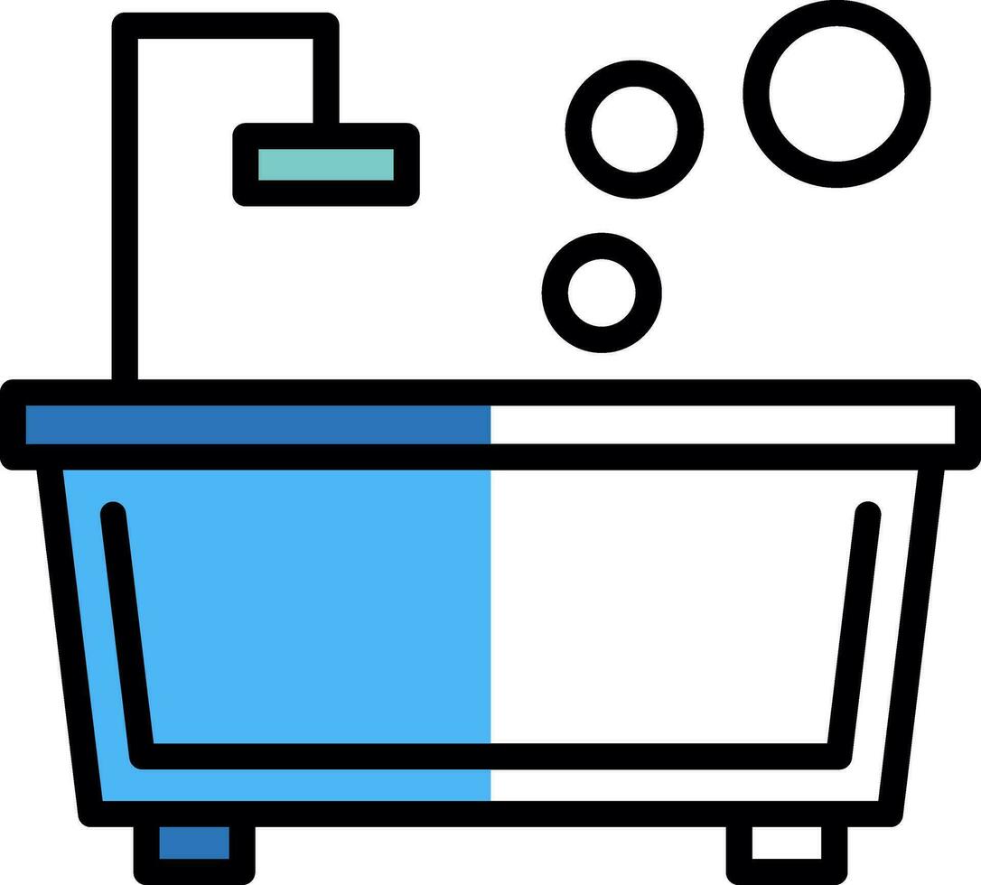 Bath Vector Icon Design