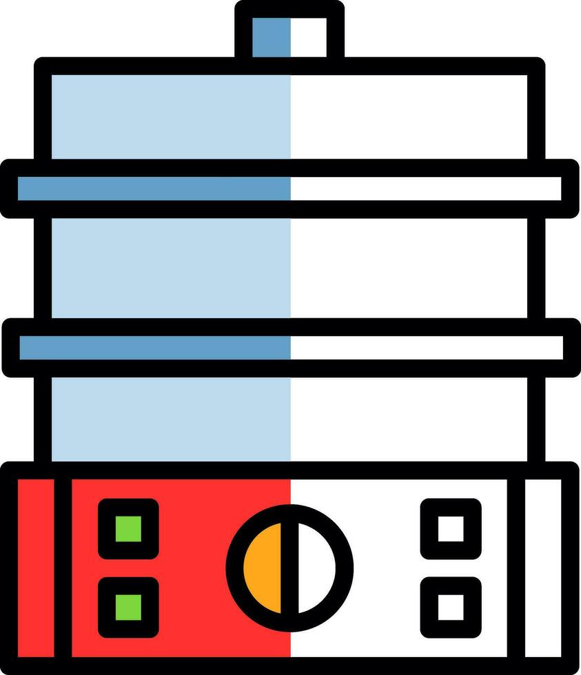 Food Steamer Vector Icon Design