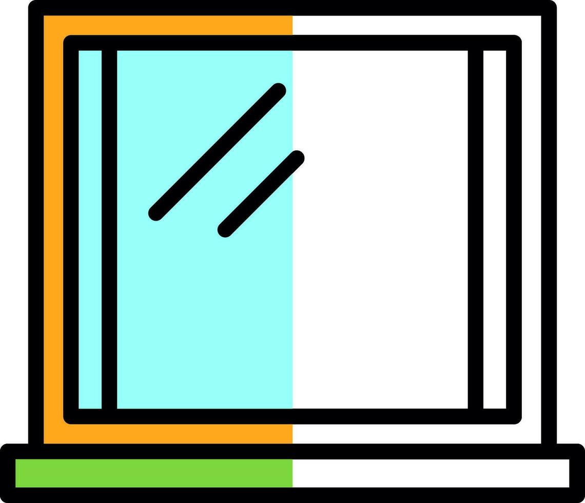 diseño de icono de vector de ventana