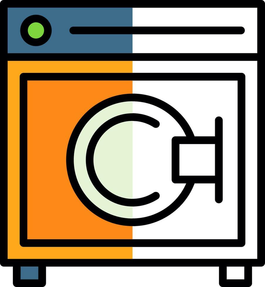 Dry Machine Vector Icon Design