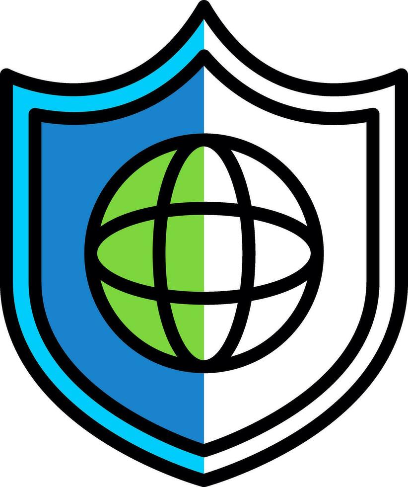 Global protection Vector Icon Design
