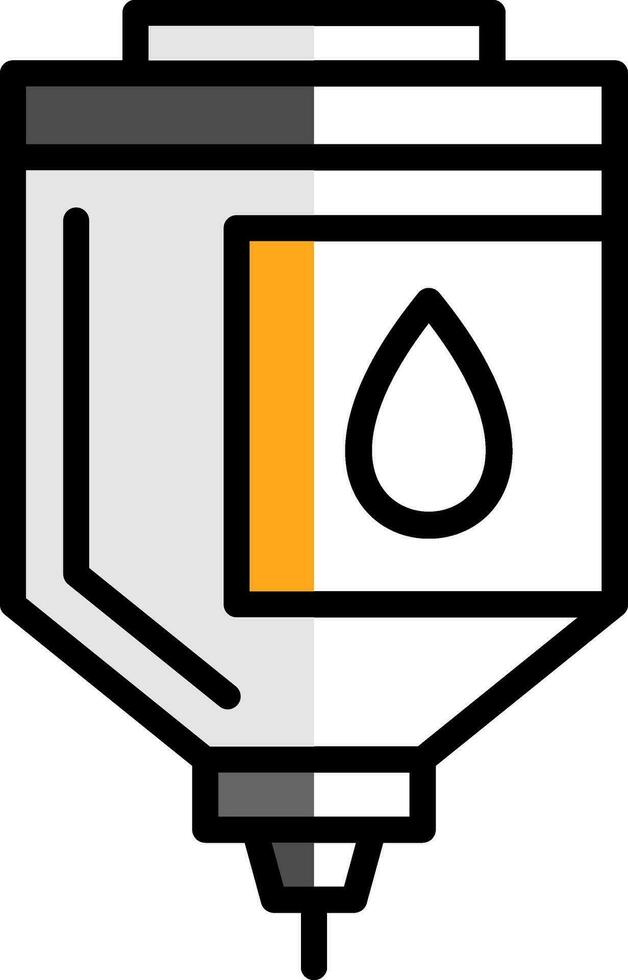 Blood bag Vector Icon Design