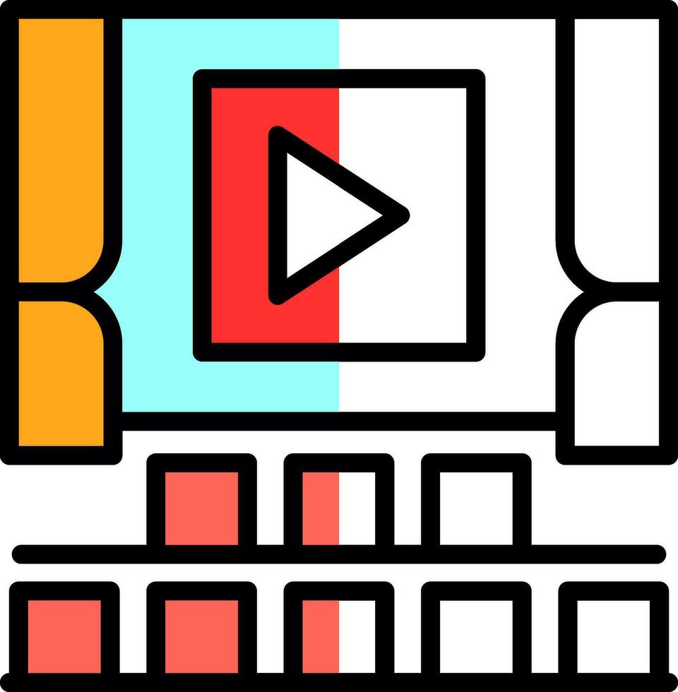 Cinema Vector Icon Design