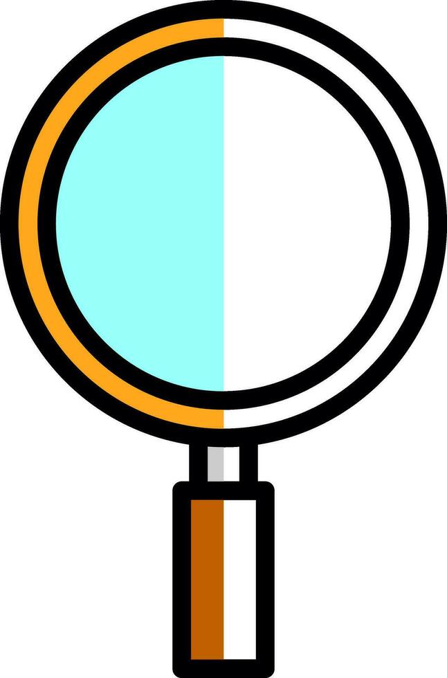 Magnifying glass Vector Icon Design