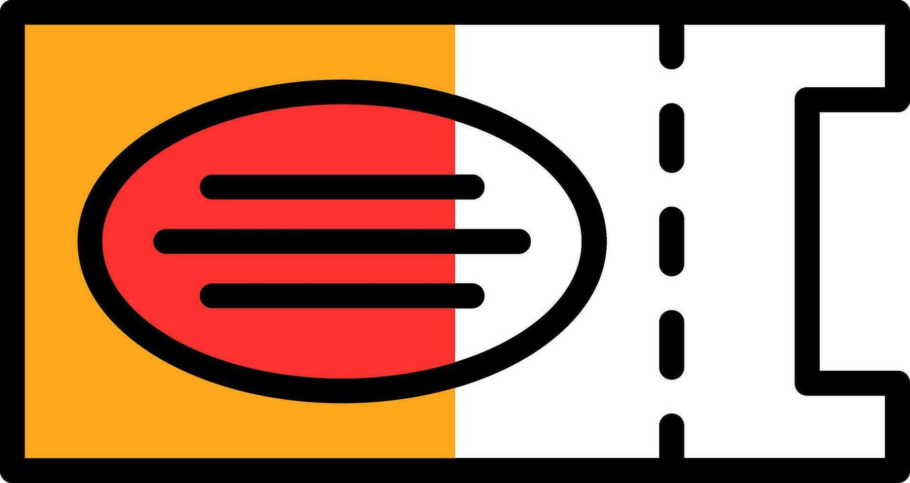 Ticket Vector Icon Design