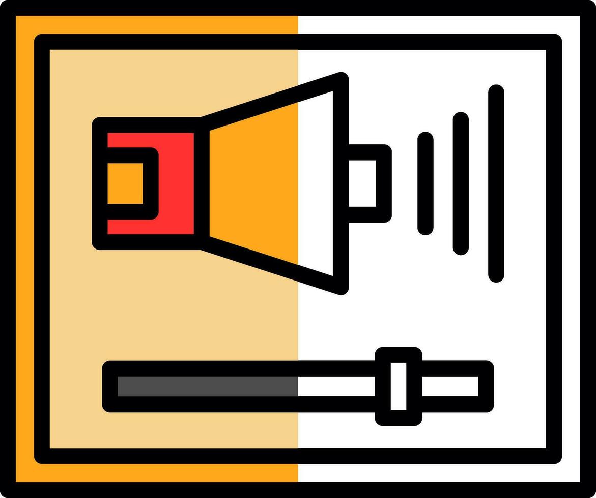 Loud speaker Vector Icon Design