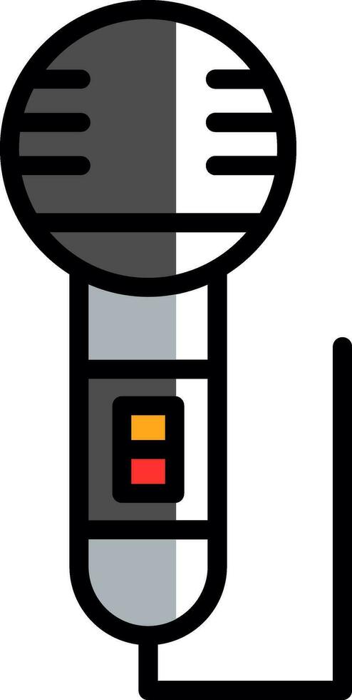 Mic Vector Icon Design