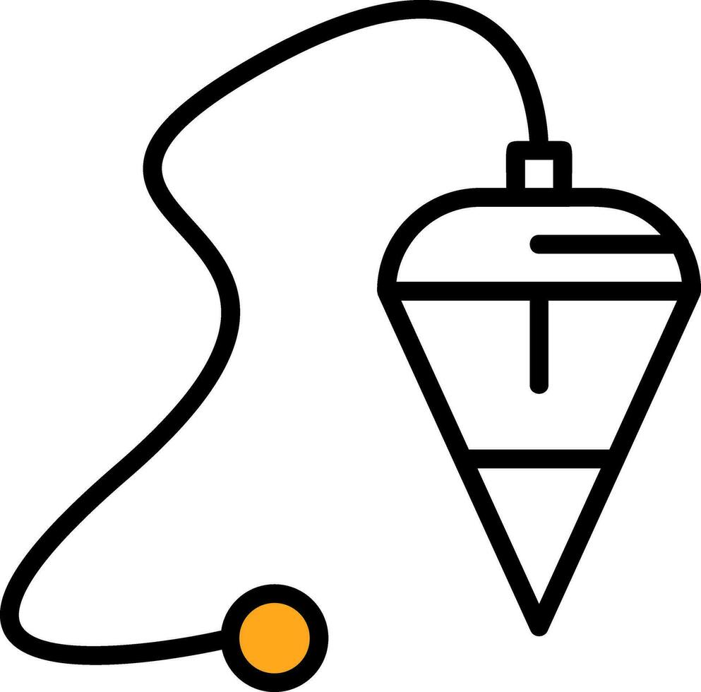 Plumb bob Vector Icon Design