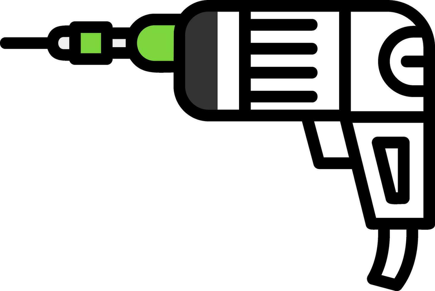 Hand drill Vector Icon Design