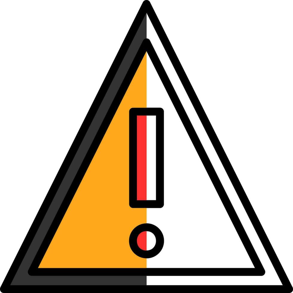 Warning Vector Icon Design