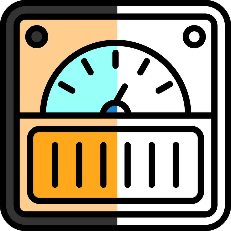 Meter Vector Icon Design