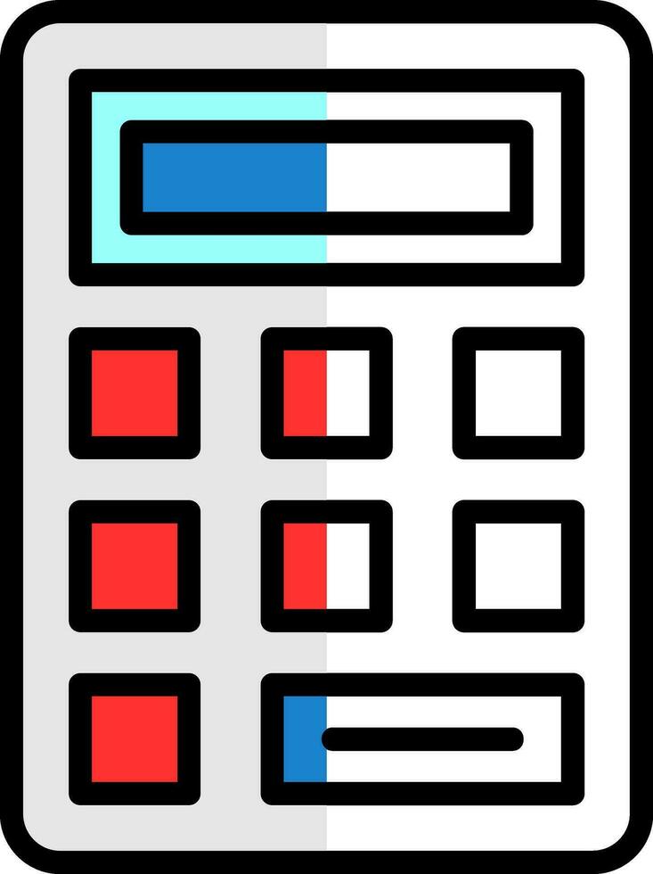 diseño de icono de vector de calculadora