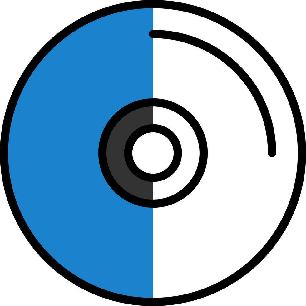 Compact Disc Vector Icon Design