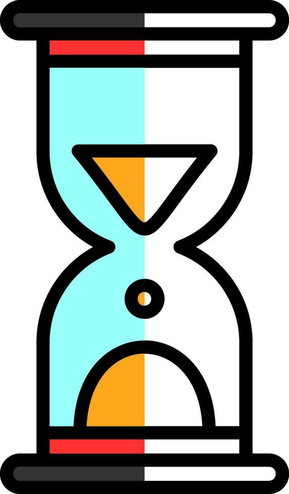 Hourglass Vector Icon Design