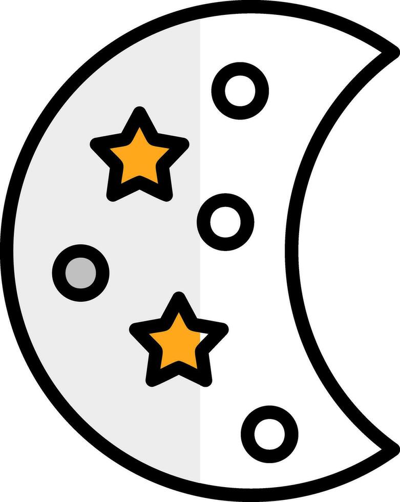 Moon Phase Vector Icon Design