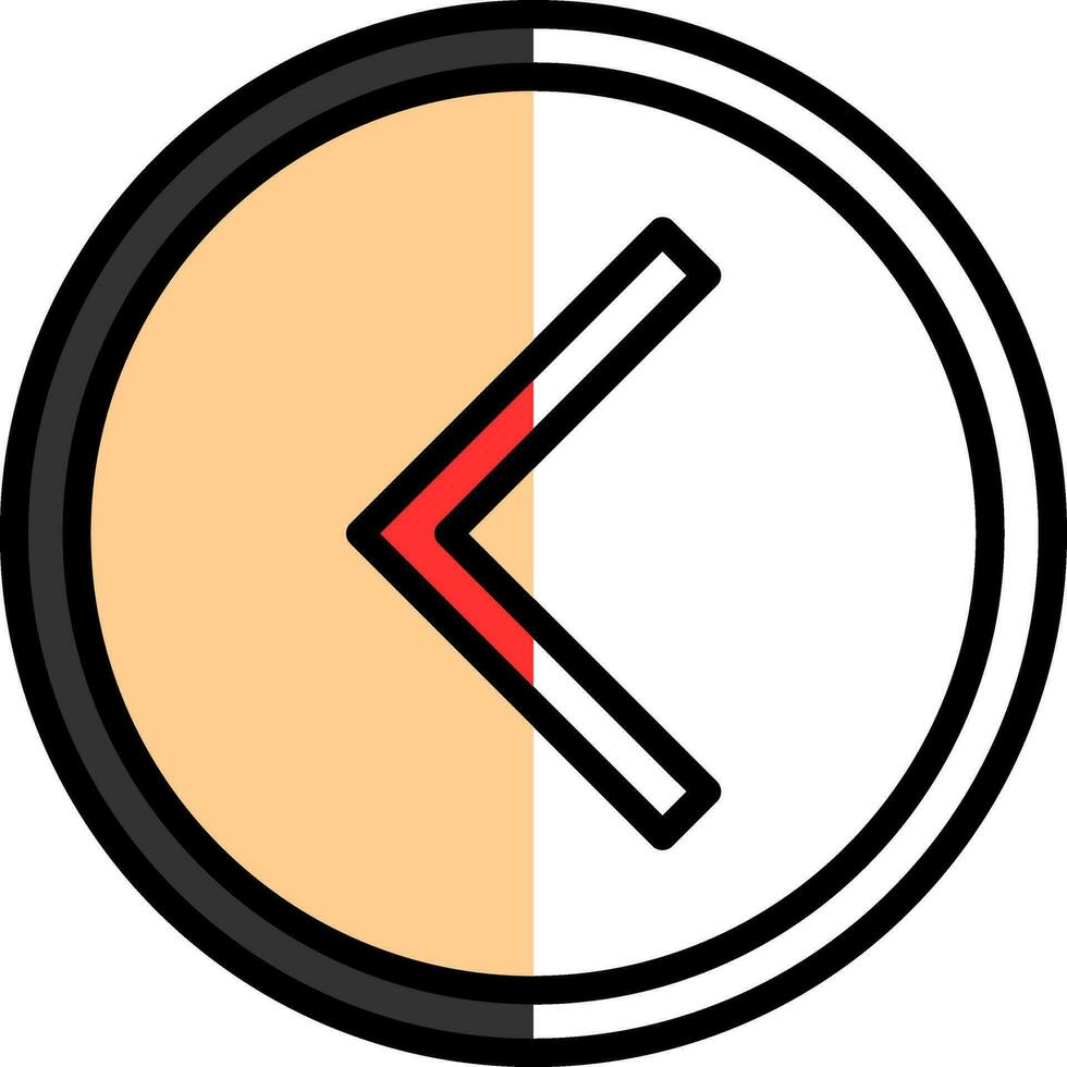Back Vector Icon Design