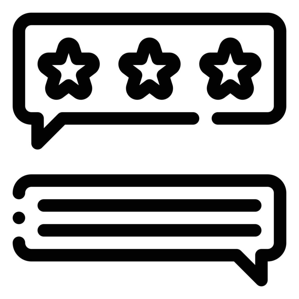 Feedback Icon. Digital marketing concept. Outline icon vector