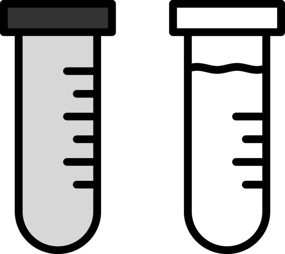 Test tube Vector Icon Design