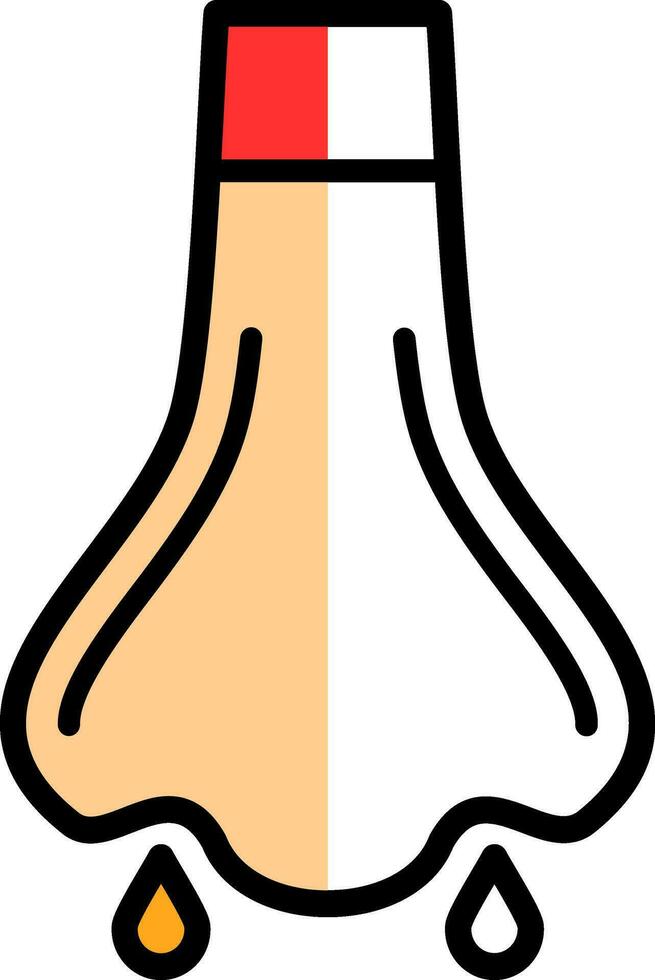 Nose Vector Icon Design