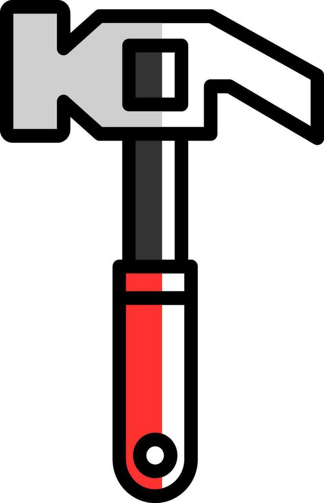 Hammer Vector Icon Design