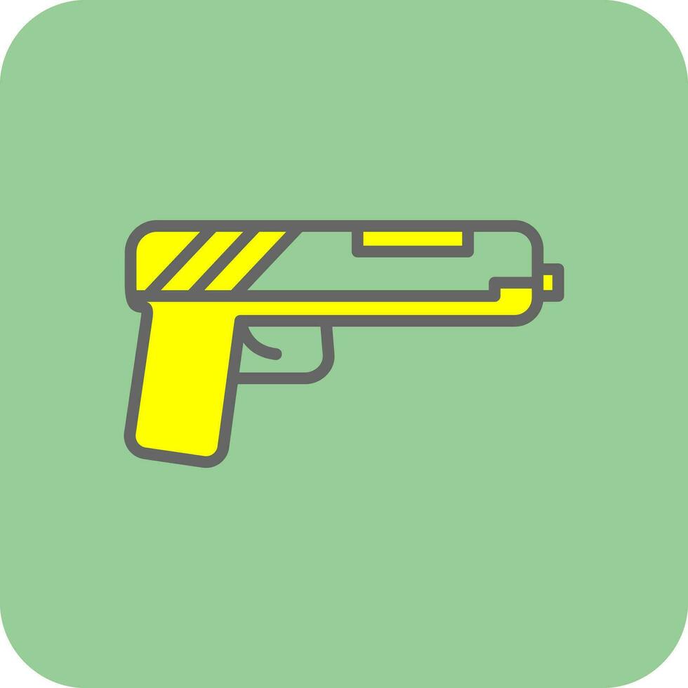 diseño de icono de vector de pistola