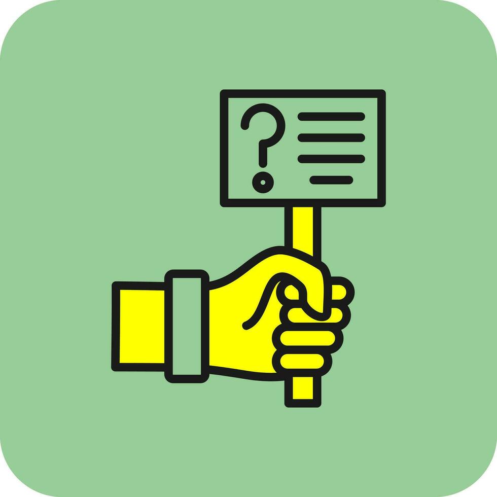 Protest Vector Icon Design