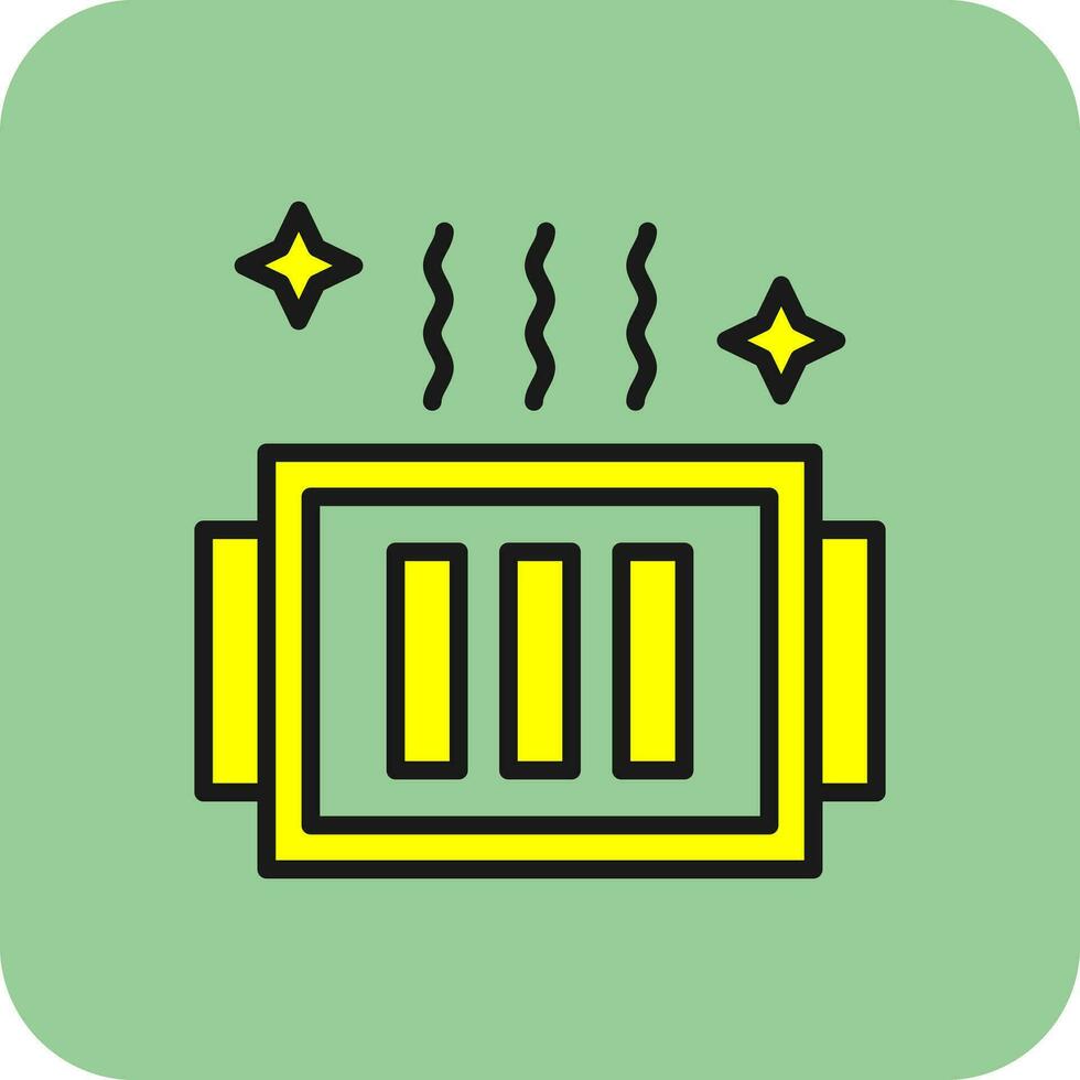 Radiator Vector Icon Design