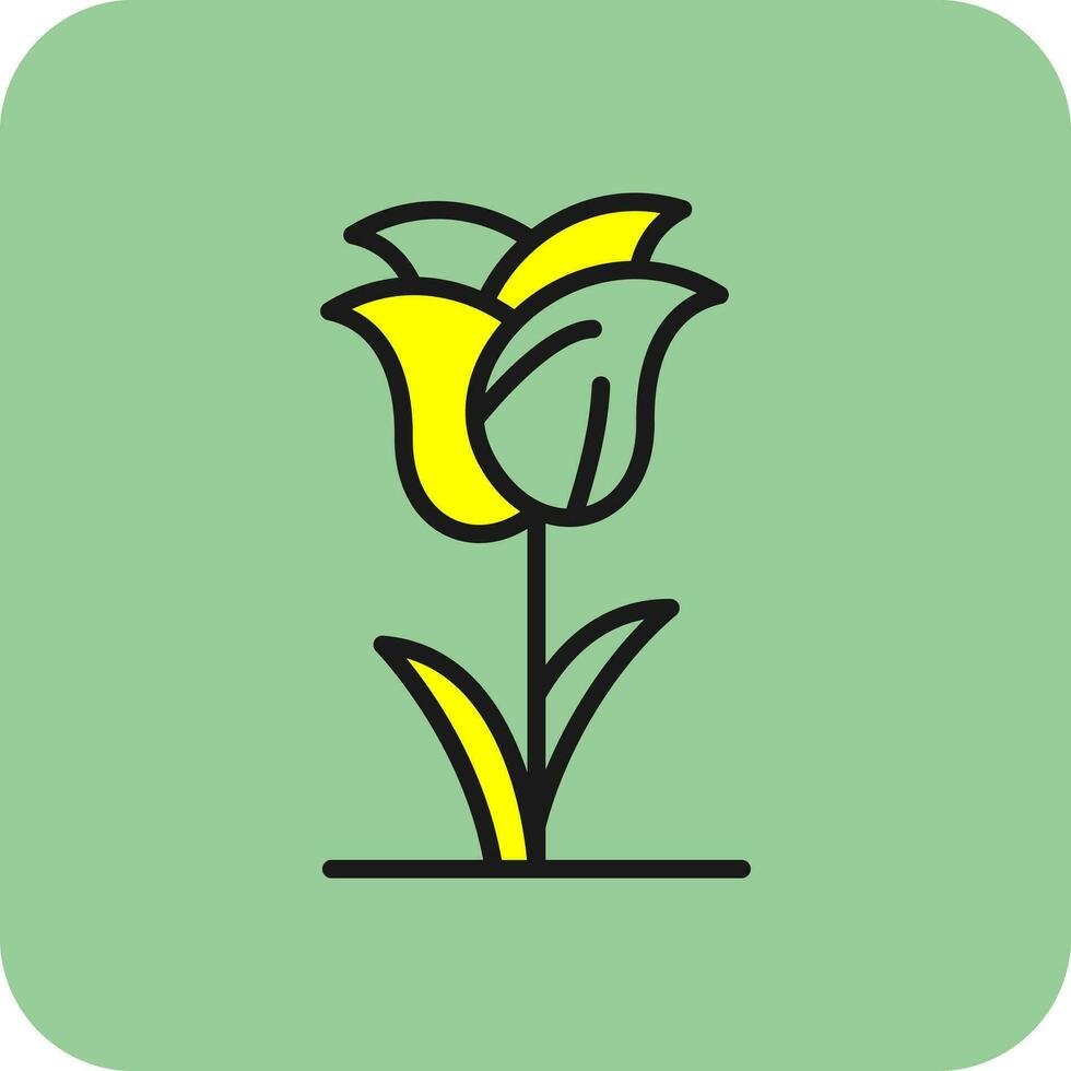 Tulip Vector Icon Design