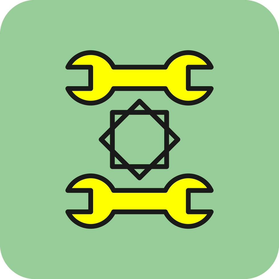 spanner Vector Icon Design